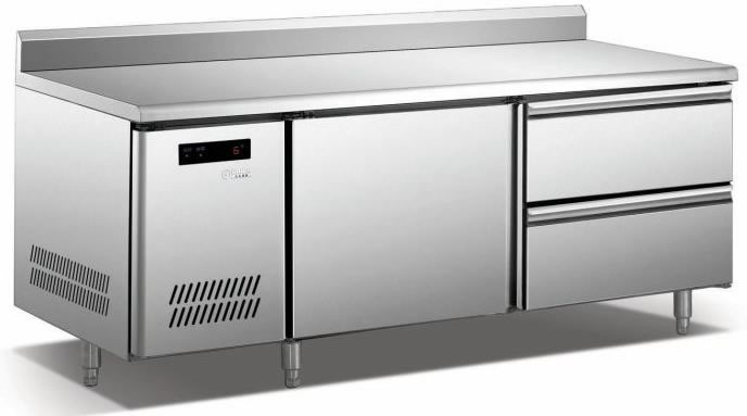 單門雙抽屜帶(dài)背工作(zuò)台